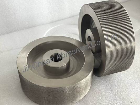 전기 결합 CBN 휠 200x75x31.75mm B140-170 12TPI 톱날 이빨 개방용 CBN 휠
