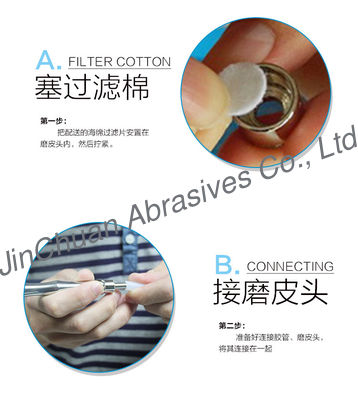 스테인리스 다이아몬드 소형 안마 피부 아름다움을 위한 작은 다이아몬드 파일