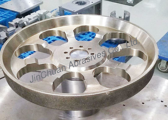 모래 B 60/70 전기도금을 한 CBN 다이아몬드 바퀴 CBN 회전 숫돌 55mm 간격