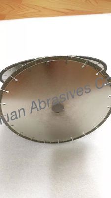 절단에 의하여 전기도금을 한 다이아몬드 잎/다이아몬드 잎 도와 절단기를 300mm 금속을 붙이십시오