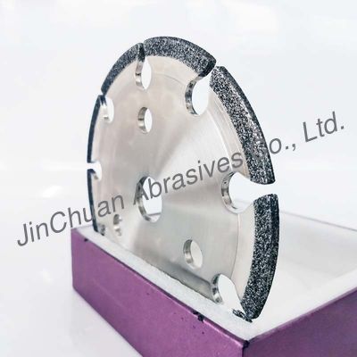 높은 일 효율성 CBN 다이아몬드 바퀴 전기도금을 한 노예 ISO 증명서