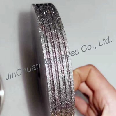 밴드를 날카롭게 하는 CBN 회전 숫돌은, 안내장, 암갈색 Electroplated 회전 숫돌 보았습니다