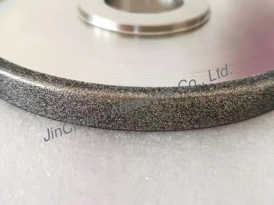 1A1은 CBN 다이아몬드휠 152*12.7*34.93*5 B80/100을 부수는 것 전해도금시켰습니다