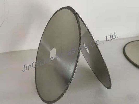 1.2mm 얇은 전기도금을 한 CBN 회전 숫돌 알루미늄 산화물 샌딩 디스크