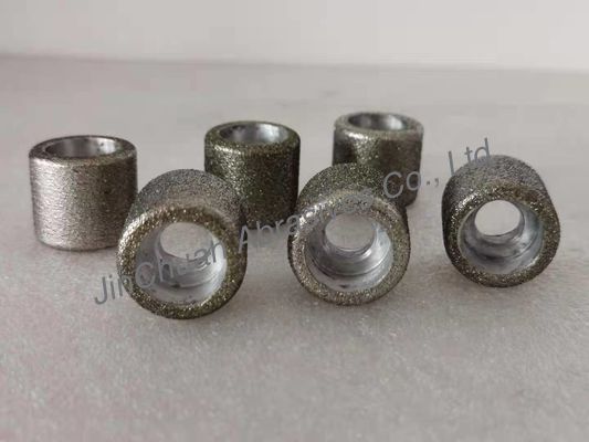 D50/60 전기도금을 한 다이아몬드 회전 숫돌 28*25*12*R2 타이어 사용