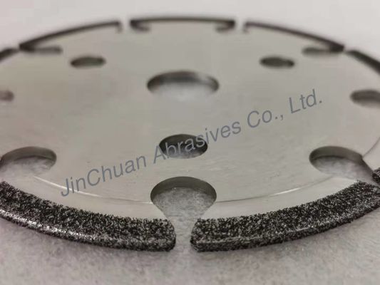 5 인치 전기도금을 한 CBN 회전 숫돌 B251 입자 크기 Cbn 분쇄기 절단 디스크