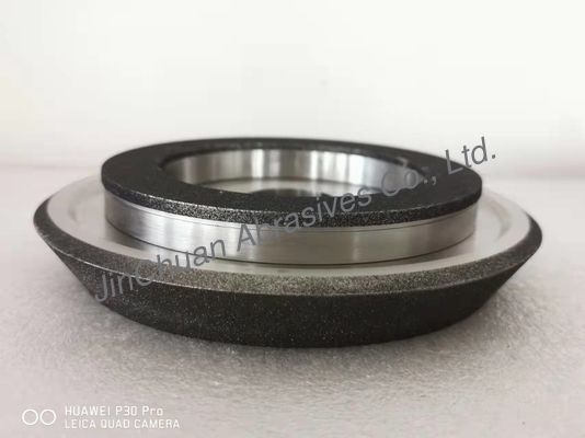 결합되는 강철 몸을 가진 회색 전기도금을 한 CBN 회전 숫돌