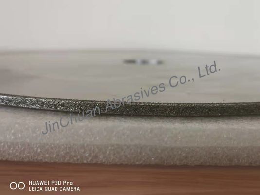 강철 몸 절단 잎 D40/45를 가진 회색 전기도금을 한 다이아몬드 회전 숫돌