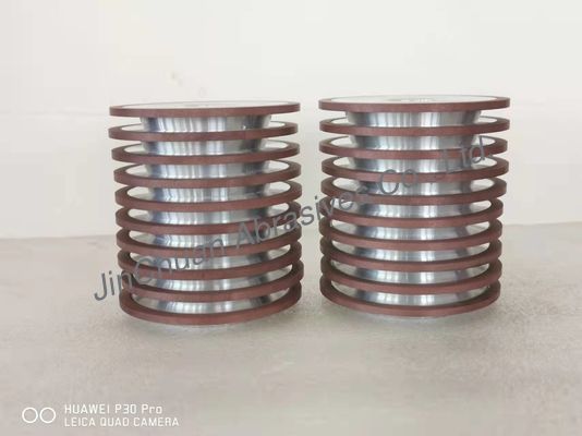 100 밀리미터 3A1 평평한 아크 다이아몬드 연삭 휠 수지는 원형 톱날을 위해 접착했습니다