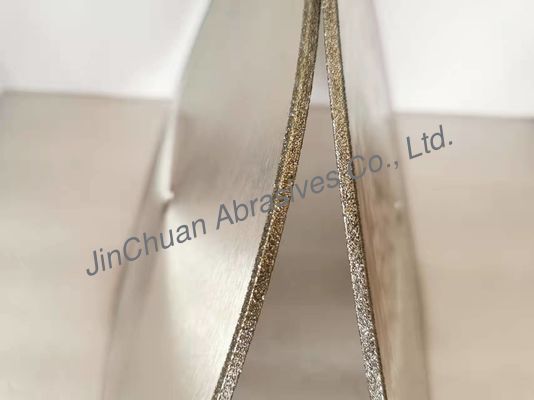 D35/40은 디스크 350*4*25.4*4mm을 줄이는 전기도금된 다이아몬드 연삭 휠을 갑니다